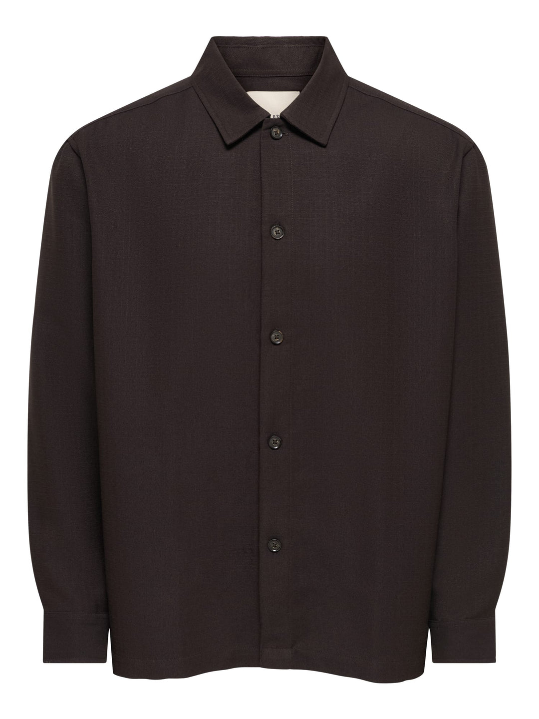 ONLY &amp; SONS 22040261 Hansi overhemd l/m bruin – heren