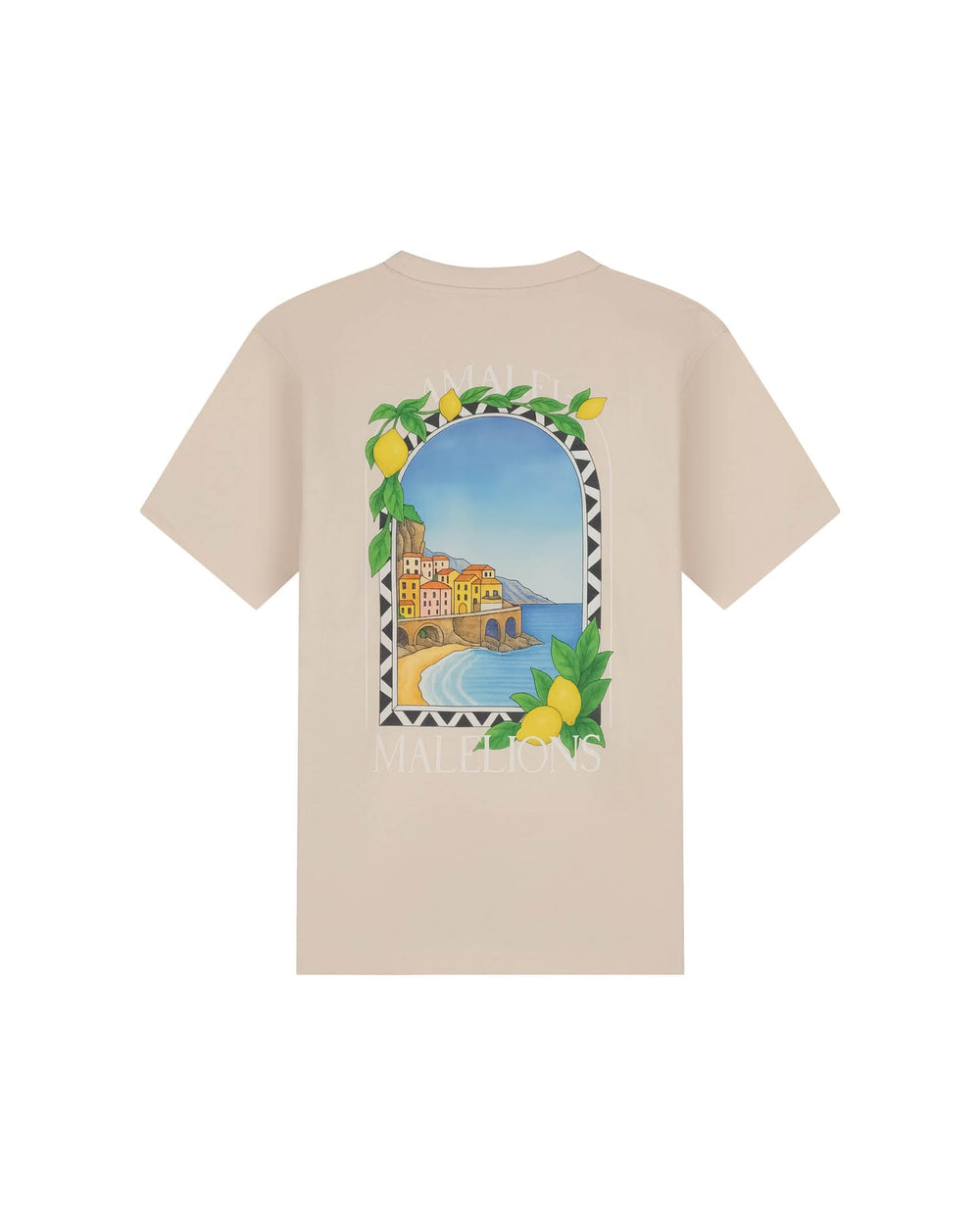 Malelions men Amalfi Window T-Shirt pink – heren