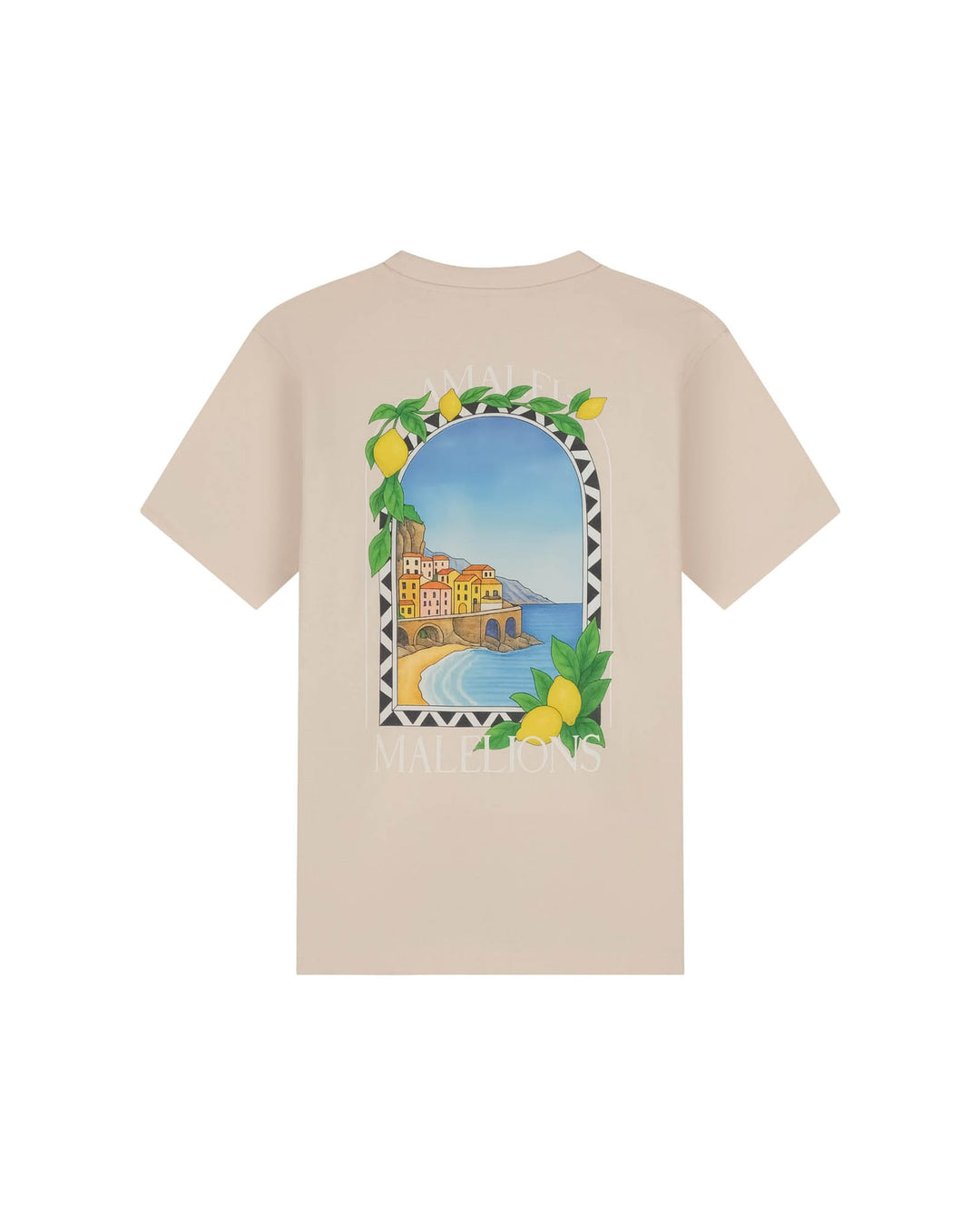 Malelions men Amalfi Window T-Shirt pink – heren