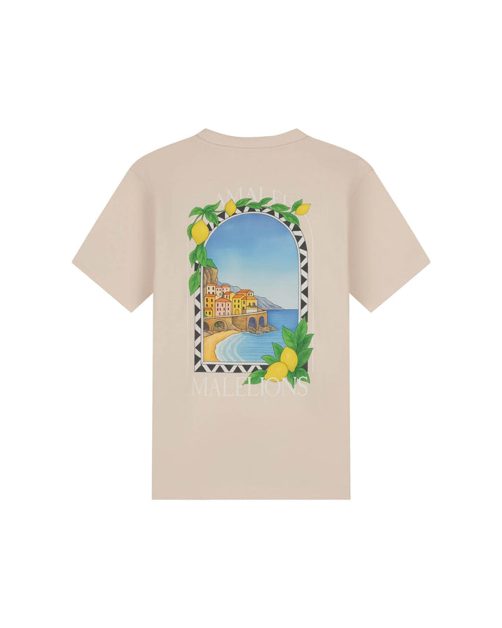 Malelions men Amalfi Window T-Shirt pink – heren