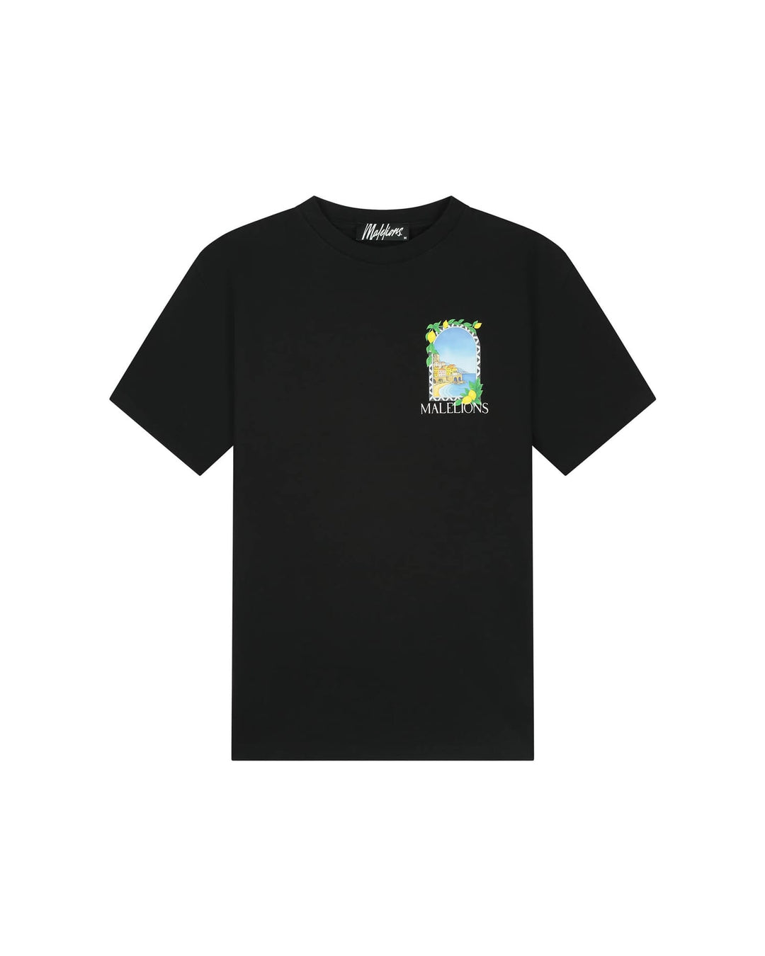 Malelions men Amalfi Window T-Shirt zwart – heren