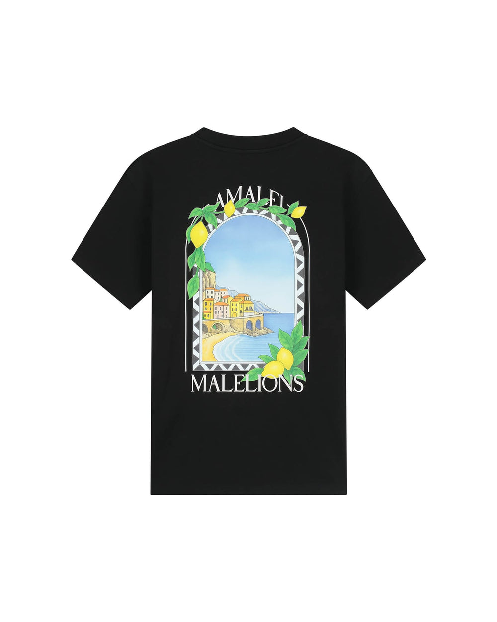 Malelions men Amalfi Window T-Shirt zwart – heren