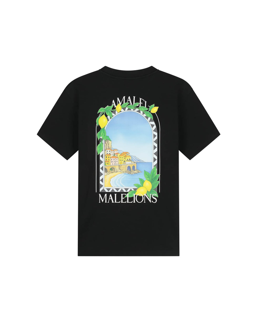 Malelions men Amalfi Window T-Shirt zwart – heren