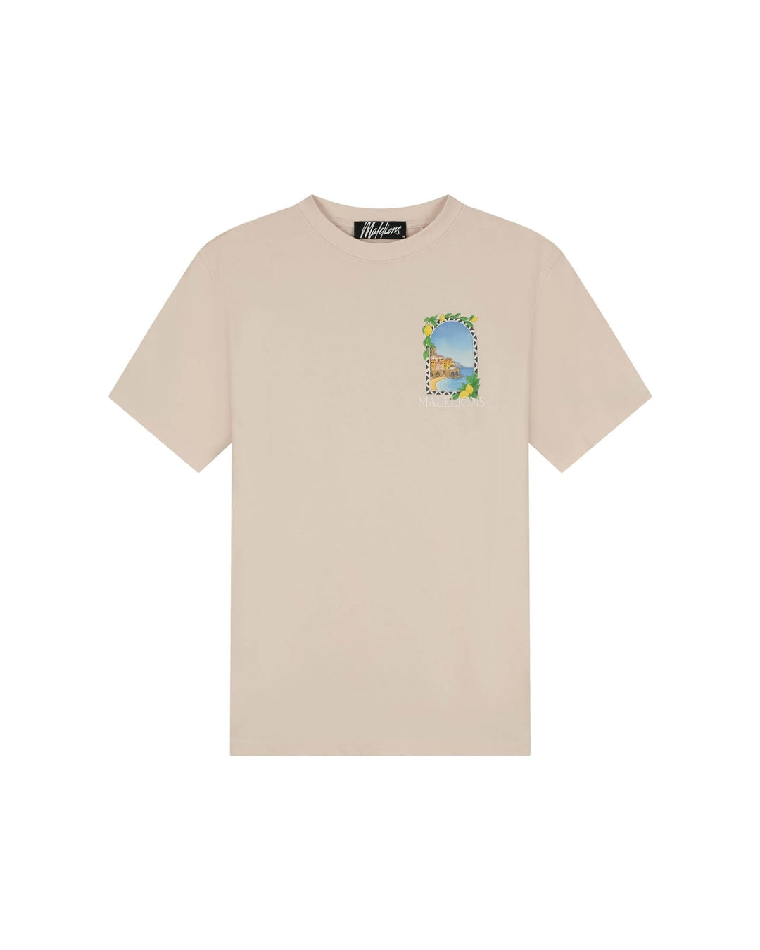 Malelions men Amalfi Window T-Shirt pink – heren