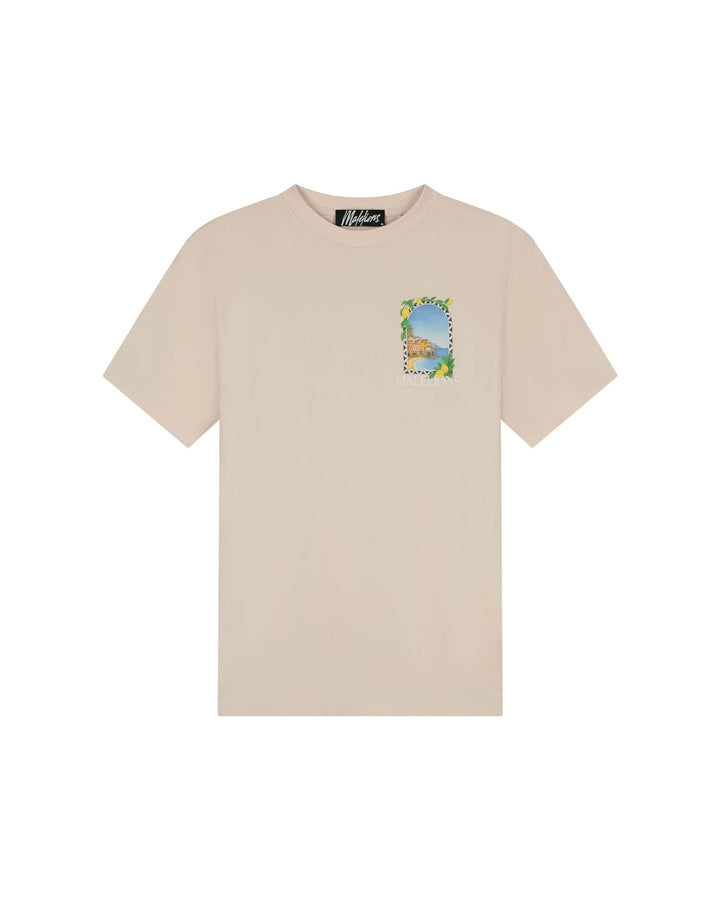 Malelions men Amalfi Window T-Shirt pink – heren