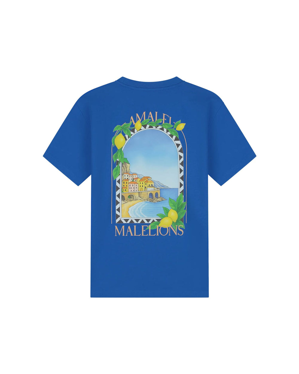 Malelions Men Amalfi Window T-Shirt kobalt – heren