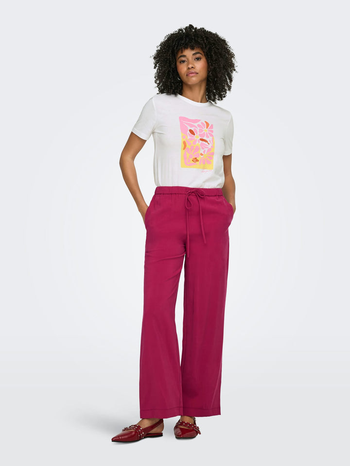Only kita t-shirt off-white – dames