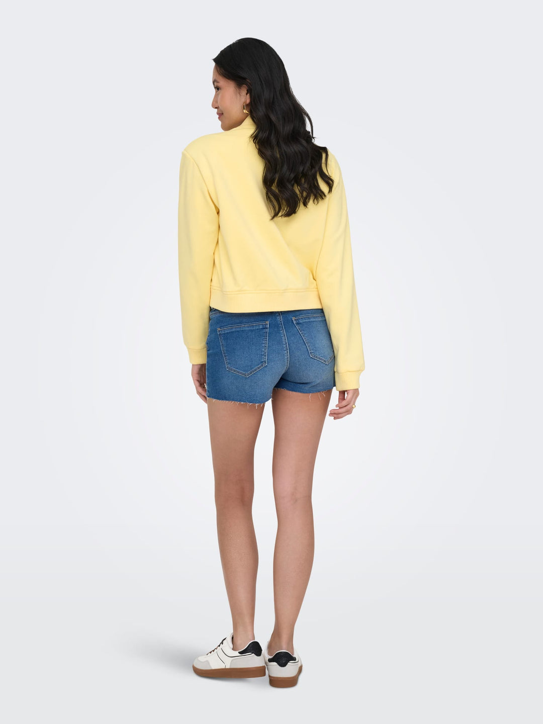 Only ONLPOPTRASH L/S SHORT BOMBER PNT - dames jack geel