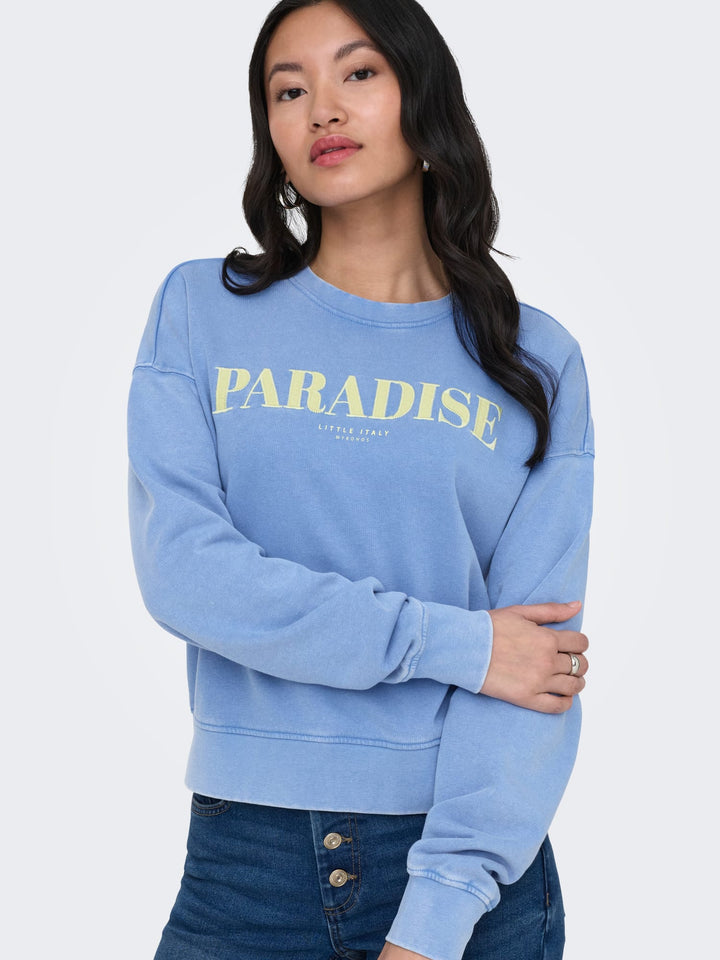 Only 15372426 tabba sweater dames lichtblauw