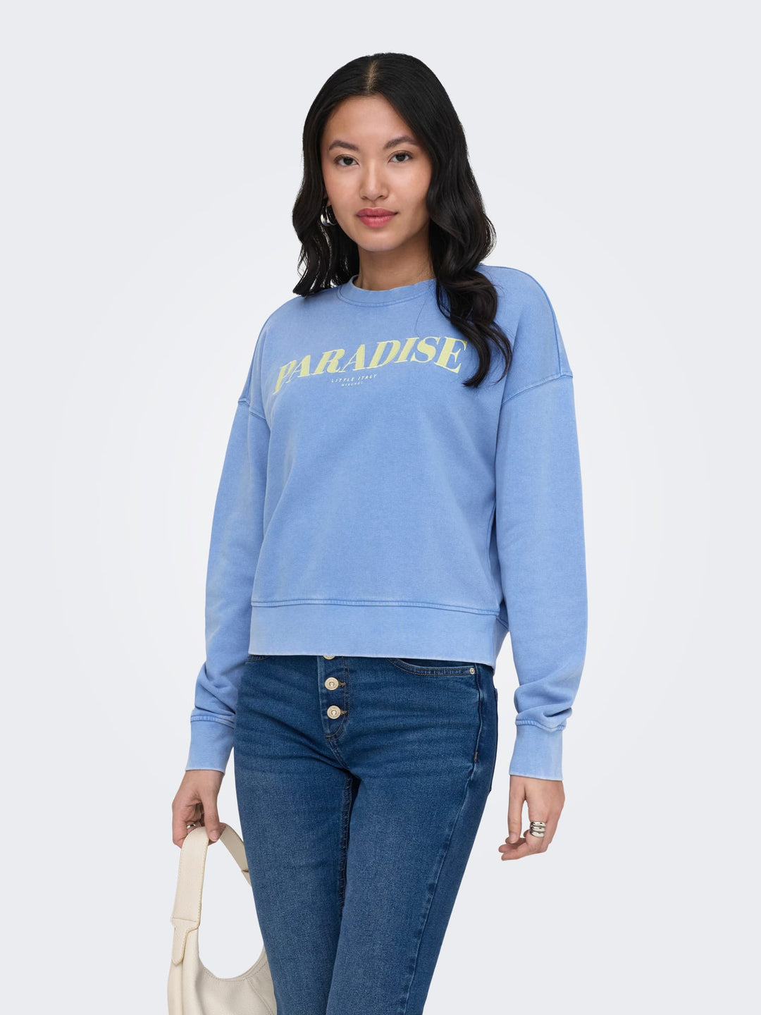 Only ONLTABBA sweater lichtblauw – dames