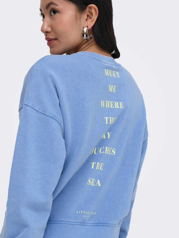 Only 15372426 tabba sweater dames lichtblauw