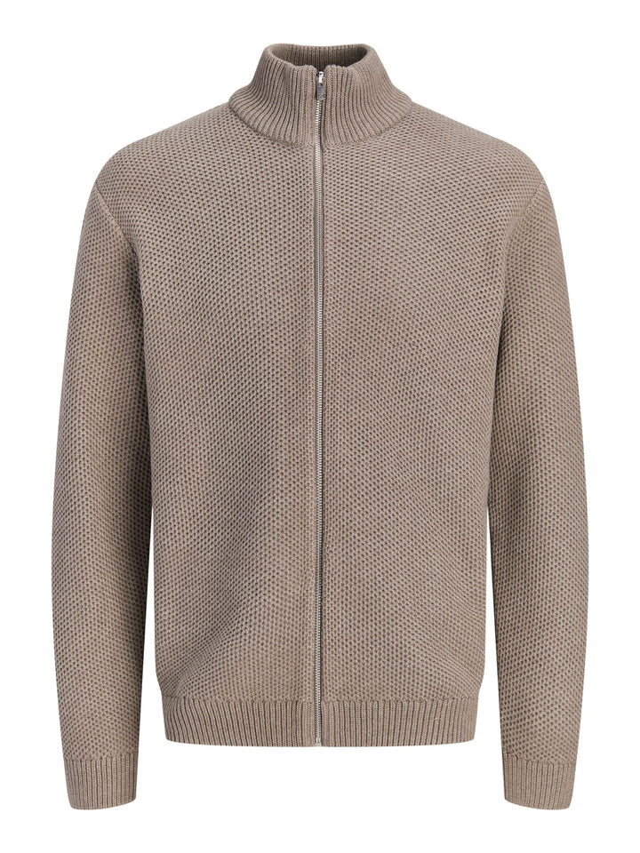 Jack &amp; Jones 12305684 Tyce vest sweat taupe – heren