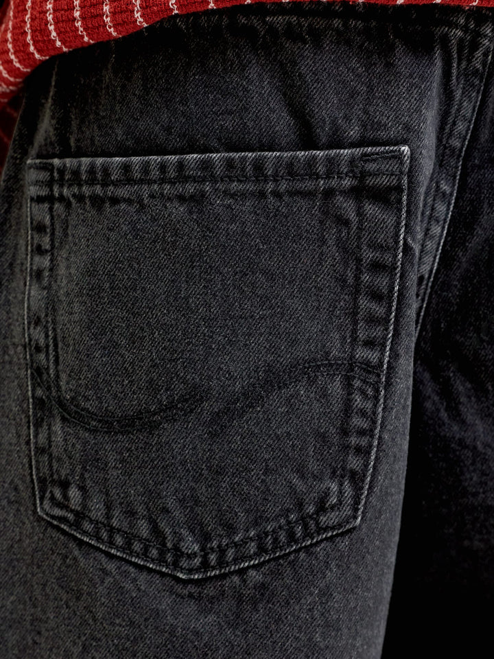 Jack & Jones Kids short denim zwart – jongens - Black Denim