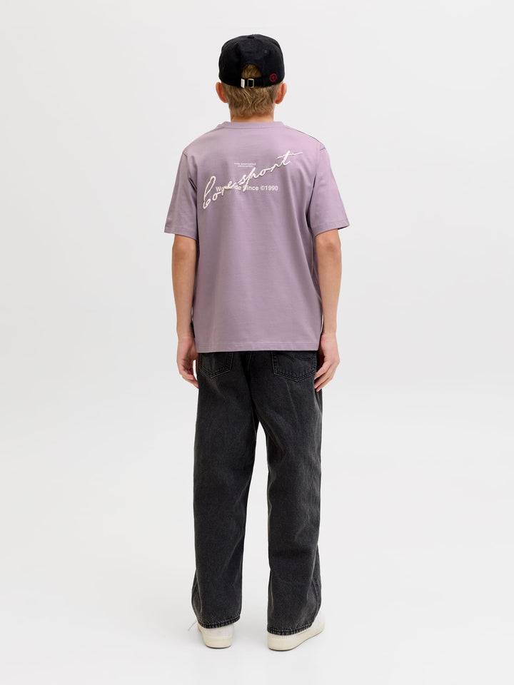Jack & Jones Kids T-shirt lila - jongens