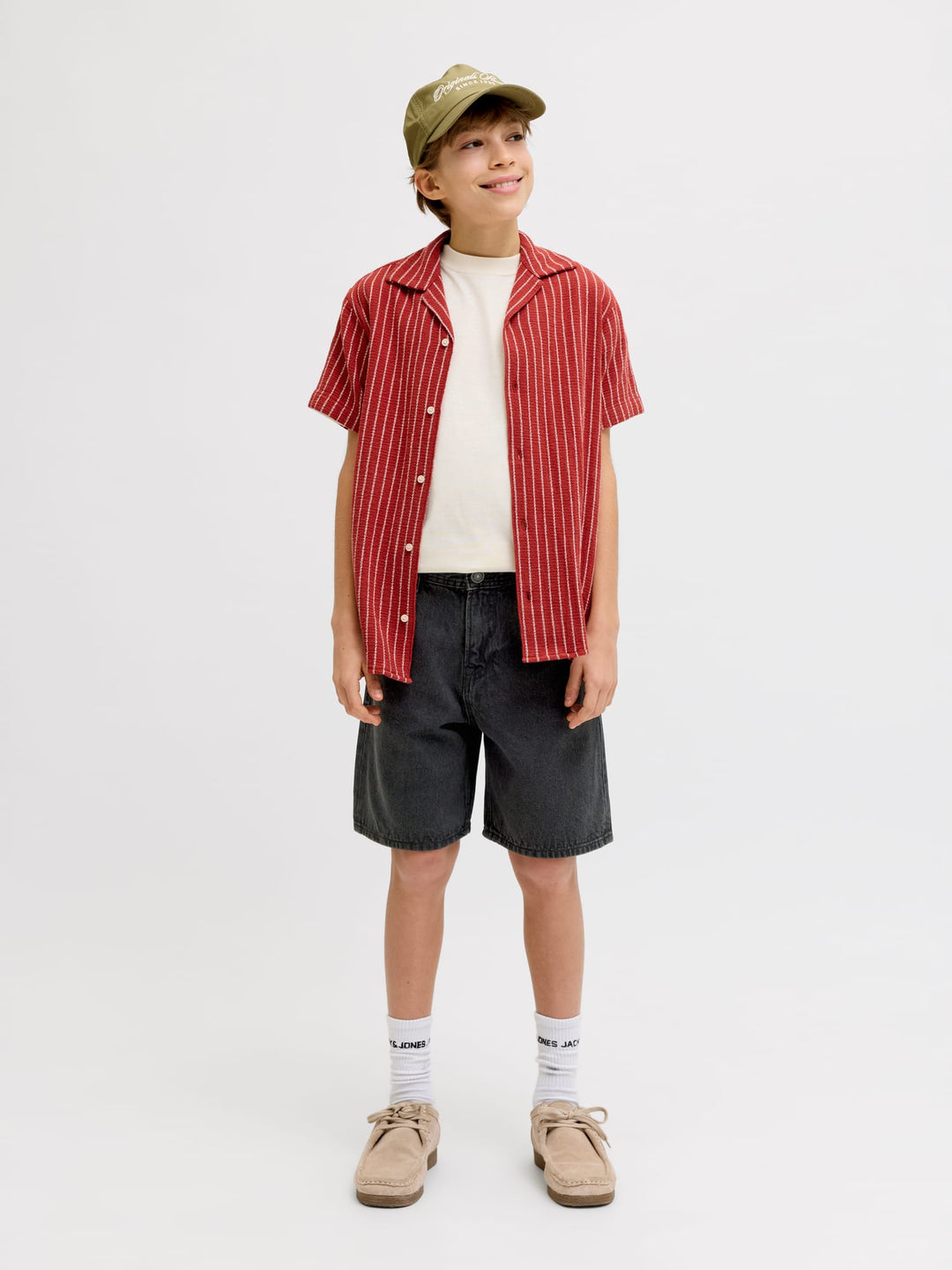 jack &amp; jones kids 12269817 Tony short denim zwart - Black Denim
