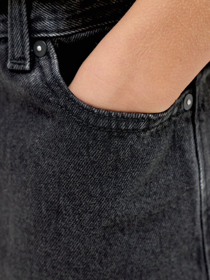 Jack & Jones Kids short denim zwart – jongens - Black Denim