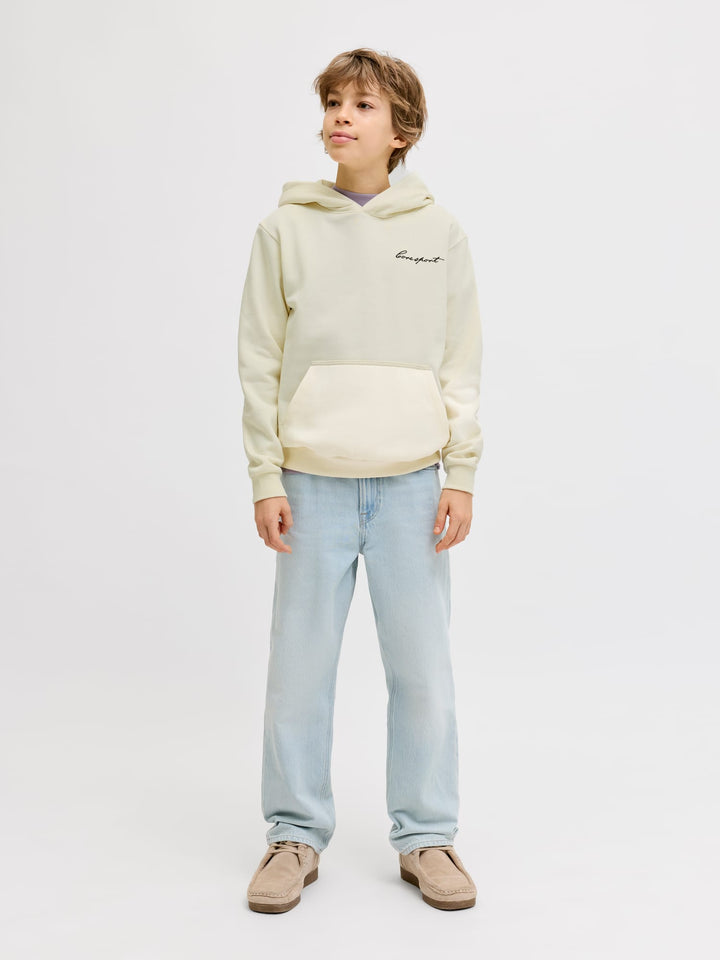 Jack & Jones Kids hoodie ecru – jongens