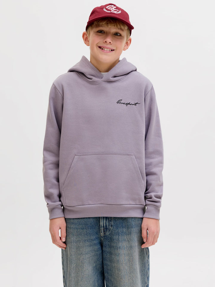 Jack & Jones Kids hoodie mauve – jongens