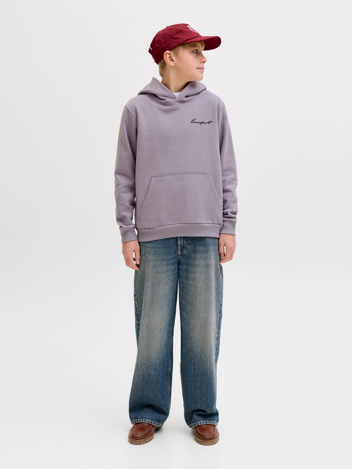 Jack & Jones Kids hoodie mauve – jongens