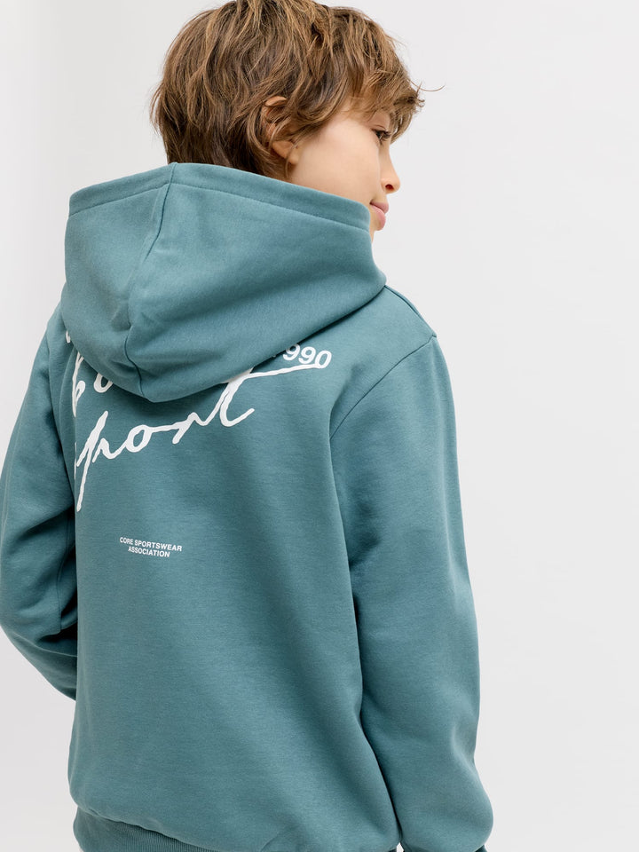 Jack & Jones Kids hoodie oud groen – jongens