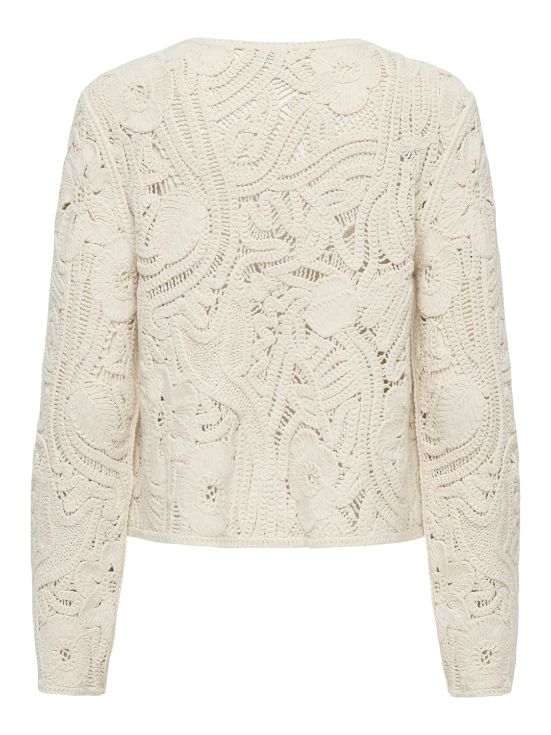 Jacqueline de Yong 15372593 Zanka vest gebreid ecru