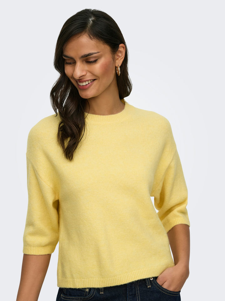 Jacqueline de Yong 15374622 Chloe trui dames geel
