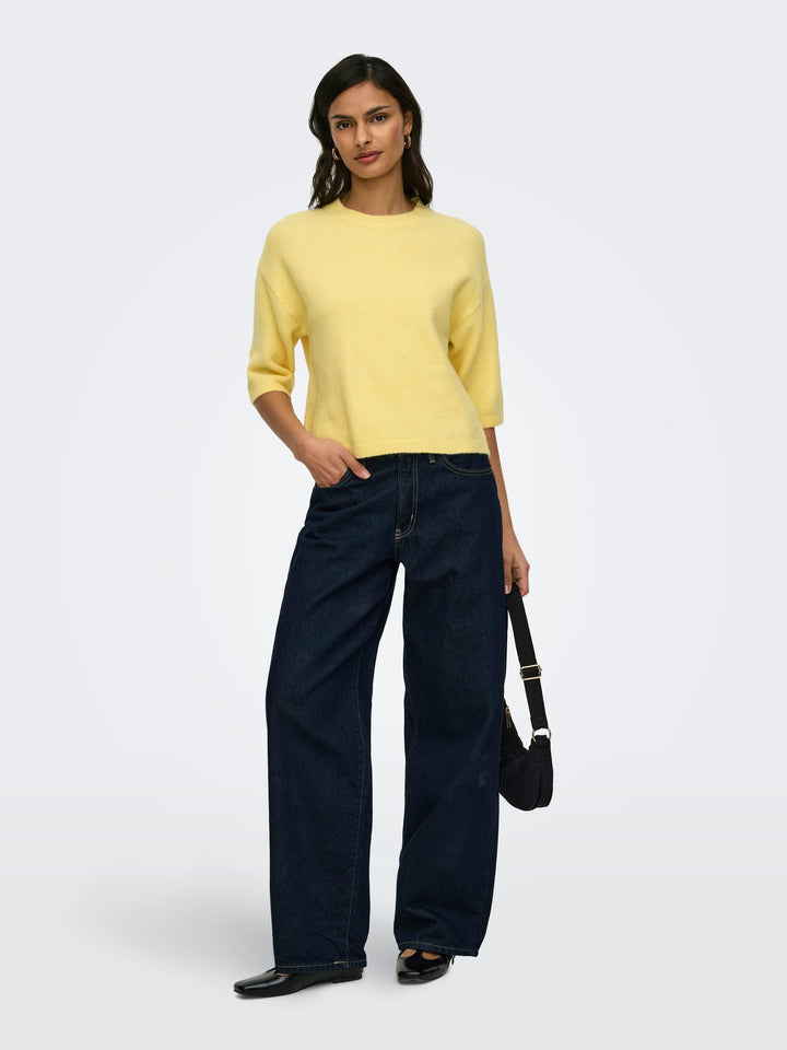 Jacqueline de Yong 15374622 Chloe trui dames geel