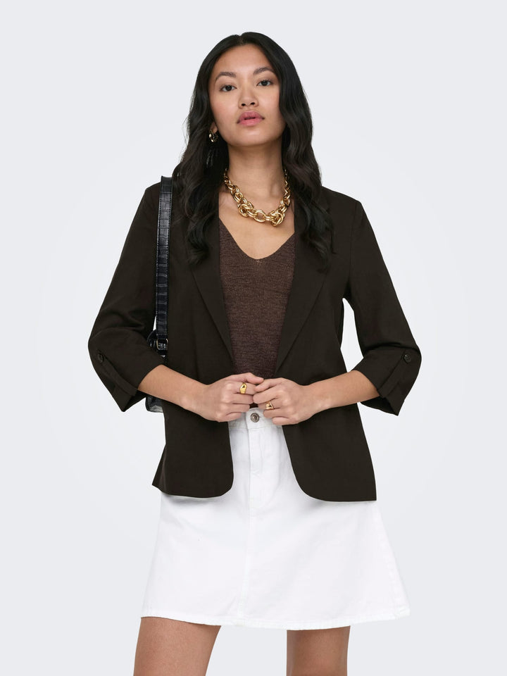 Only Caro-Isola blazer bruin – dames