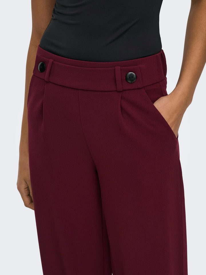Jacqueline de Yong 15208430 Geggo lange broek bordeaux - L34