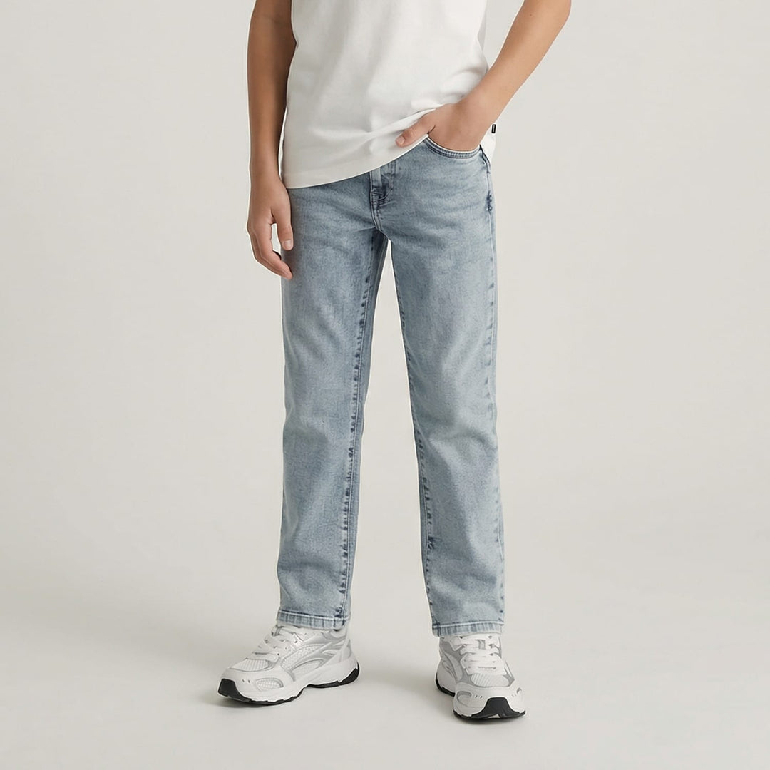 Cars boys Garwell jeans regular-straight fit – jongens - Blue Denim