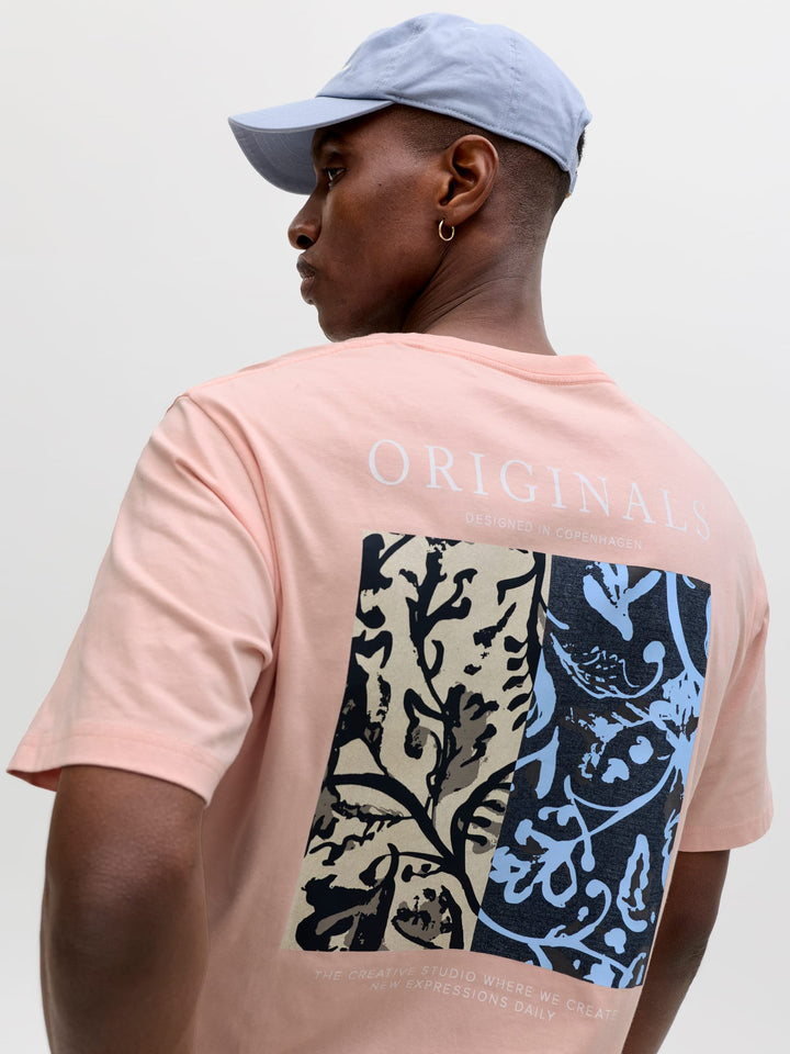 Jack & Jones Montauk T-shirt zalm/peach – heren
