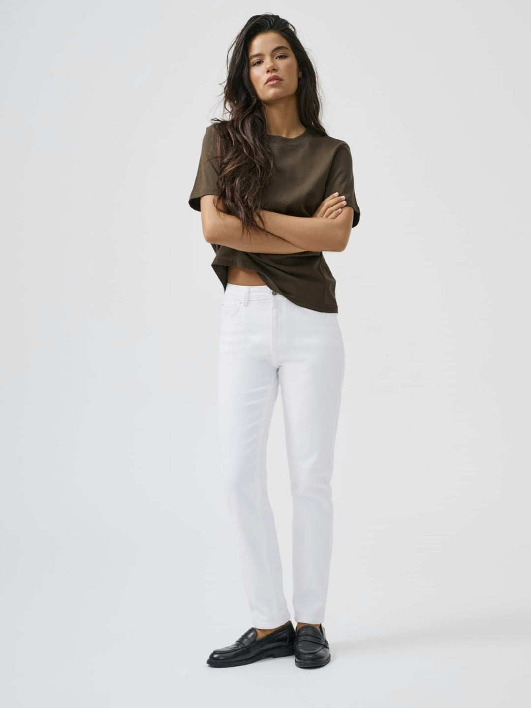 Only Emily jeans wit – dames regular-straight fit - L32