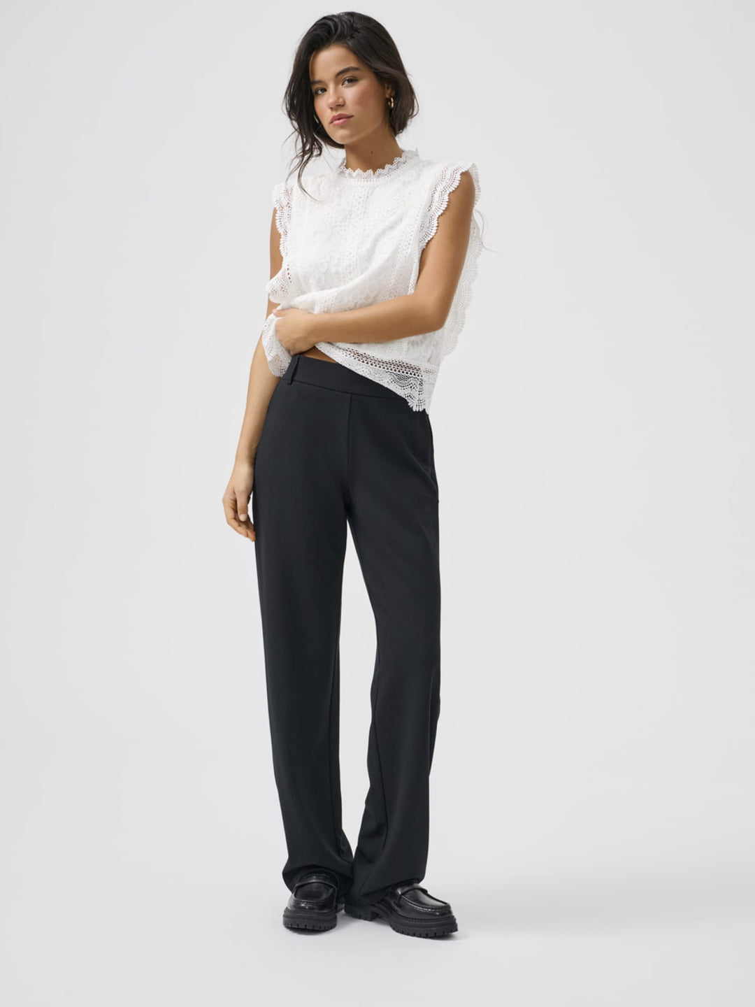 Only 15341829 poptrash lange broek dames zwart - L32