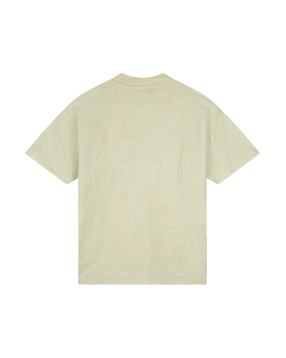 Malelions men Jacquard T-Shirt off-white – heren