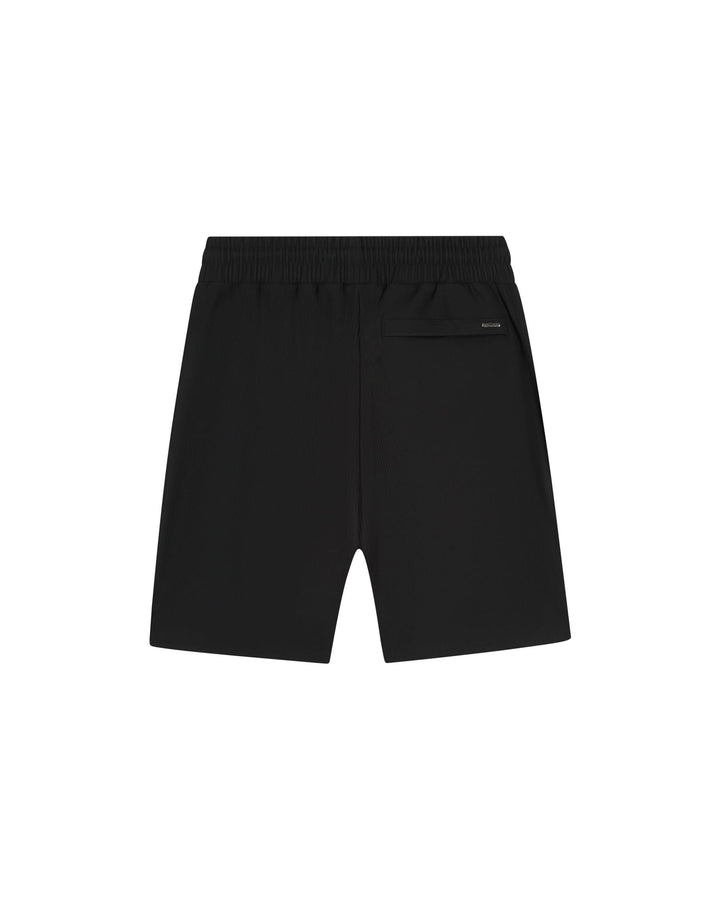 Malelions Men Ribbed Shorts zwart – heren