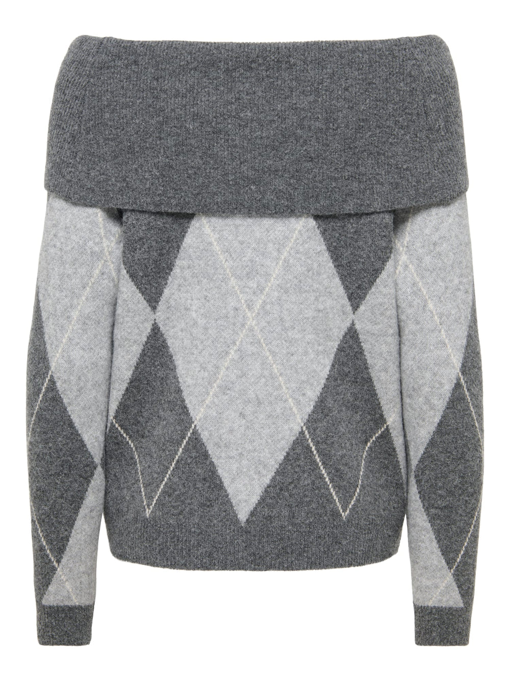 Only Alivia trui grijs dessin – dames