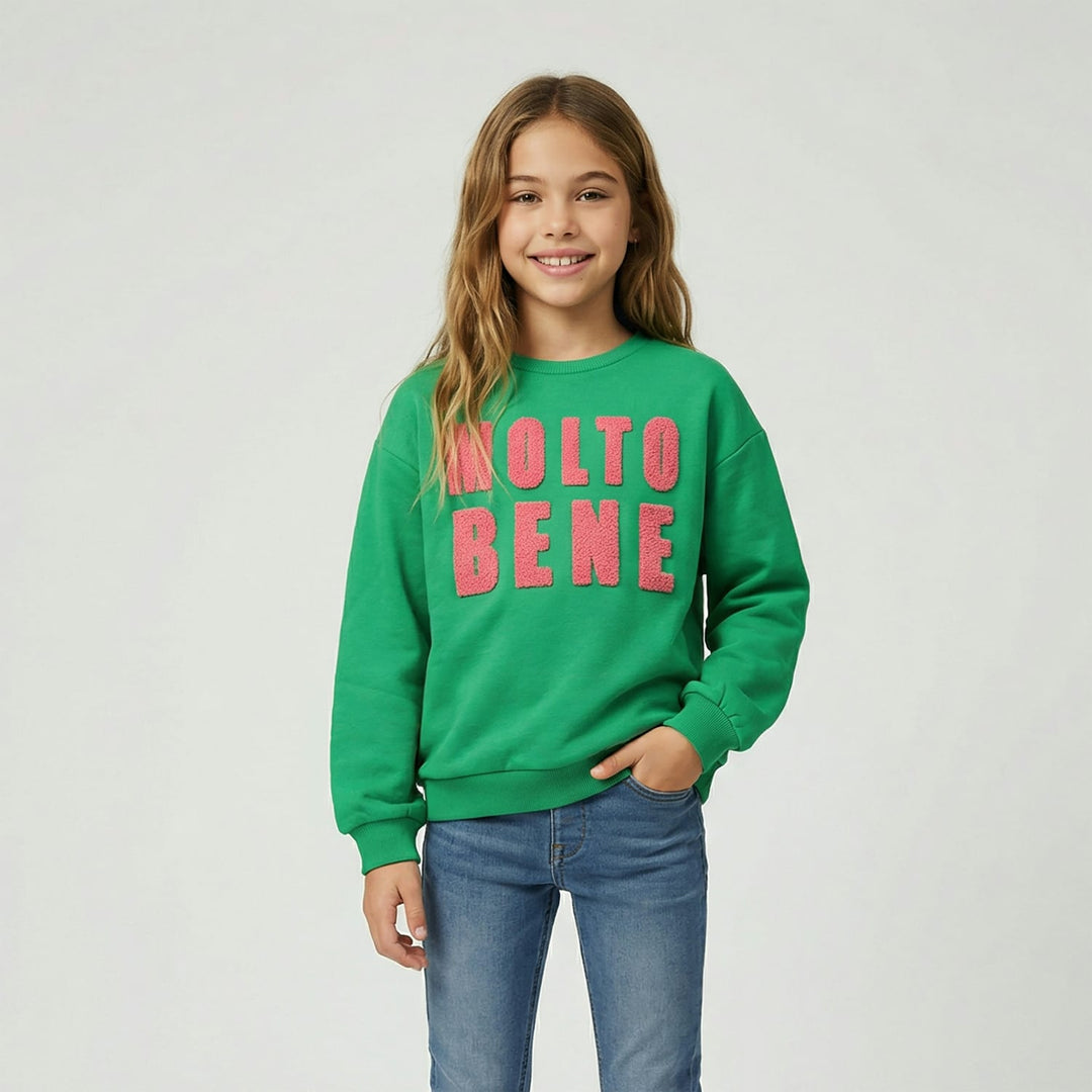 Cars Girls Lyncy sweater groen dessin – meisjes