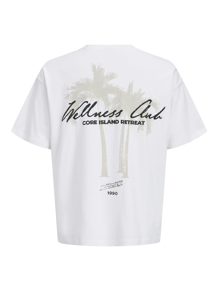 Jack & Jones t-shirt k/m heren off-white – 12295544 eterna