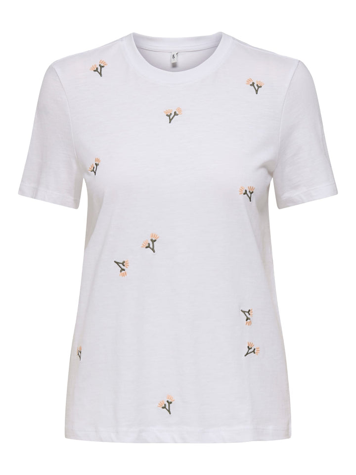 Only Ketty t-shirt wit – dames