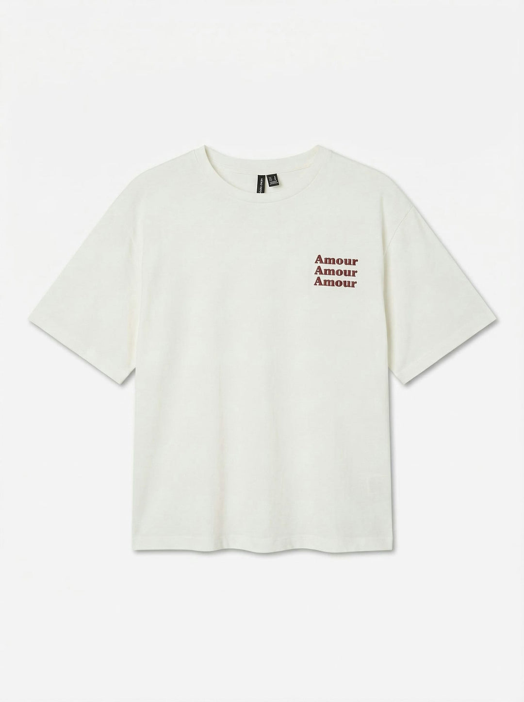 VERO MODA Paulina t-shirt off-white – dames