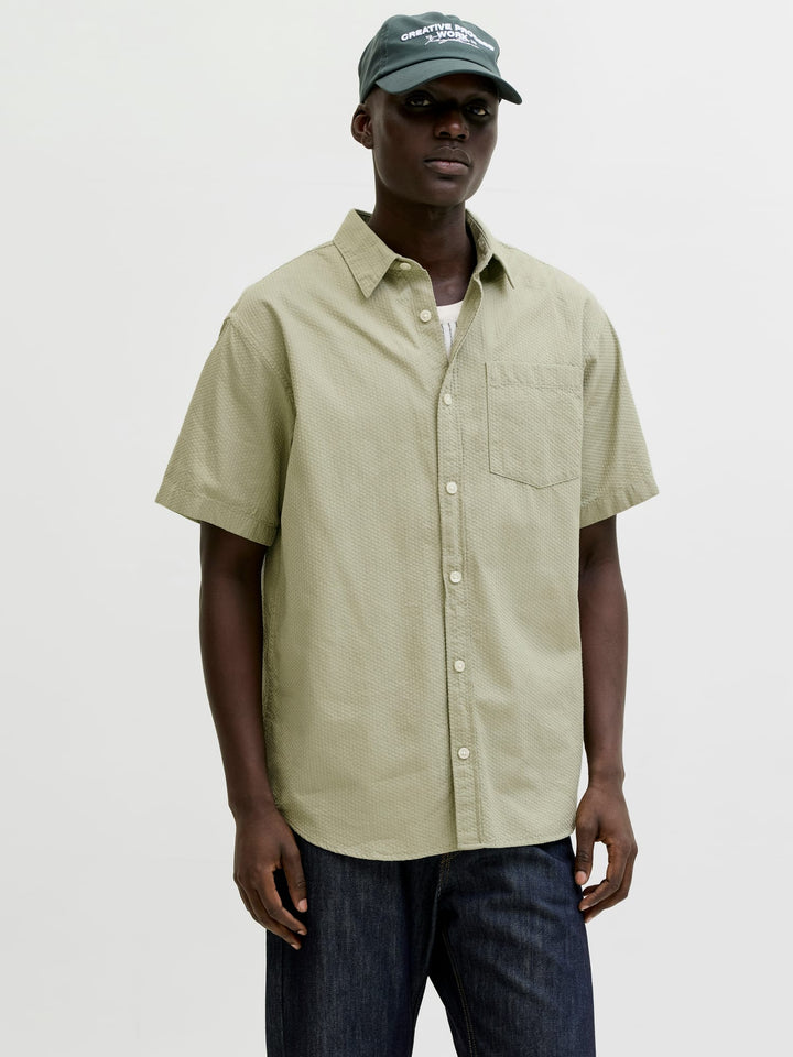 Jack & Jones nantucket overhemd l/m olijf – heren