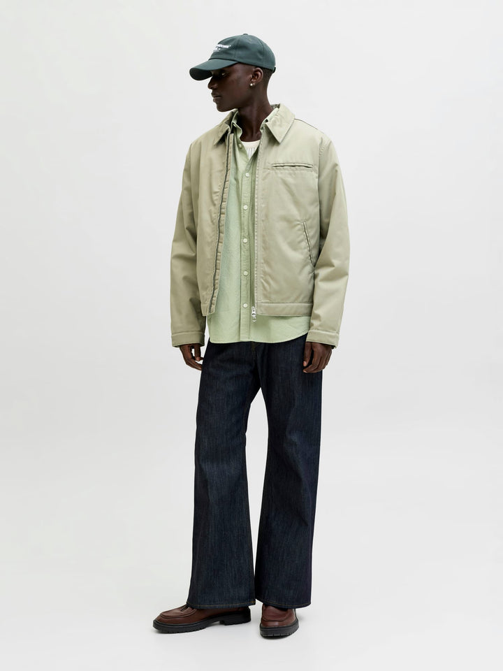 Jack & Jones nantucket overhemd l/m olijf – heren
