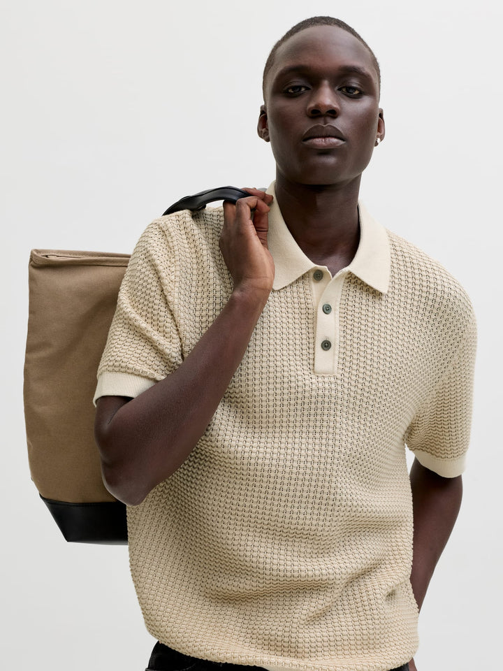 Jack & Jones Blukingsley polo beige – heren