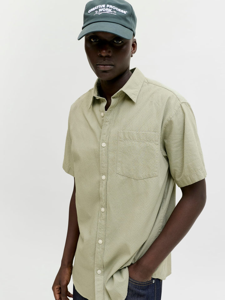 Jack & Jones nantucket overhemd l/m olijf – heren