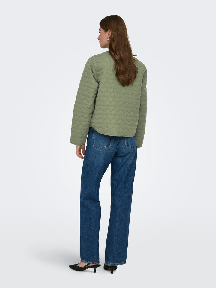 Only ONLHEART Gequilte Jas Olijf – dames