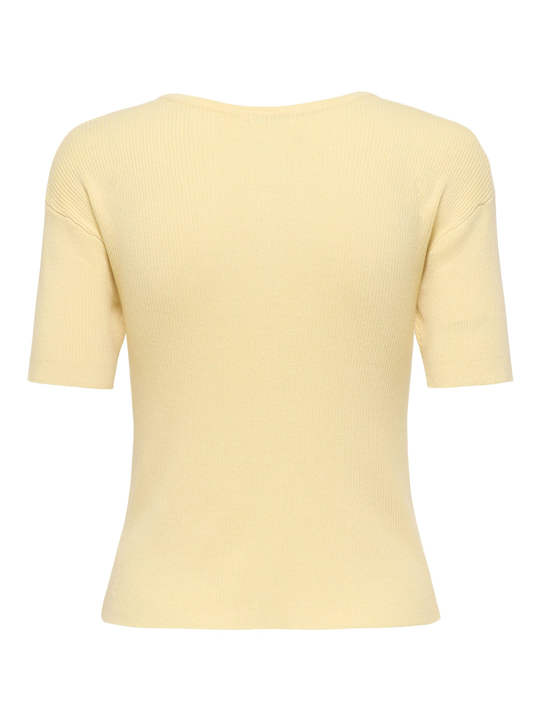jacqueline de yong 15369786 Gaby vest gebreid geel