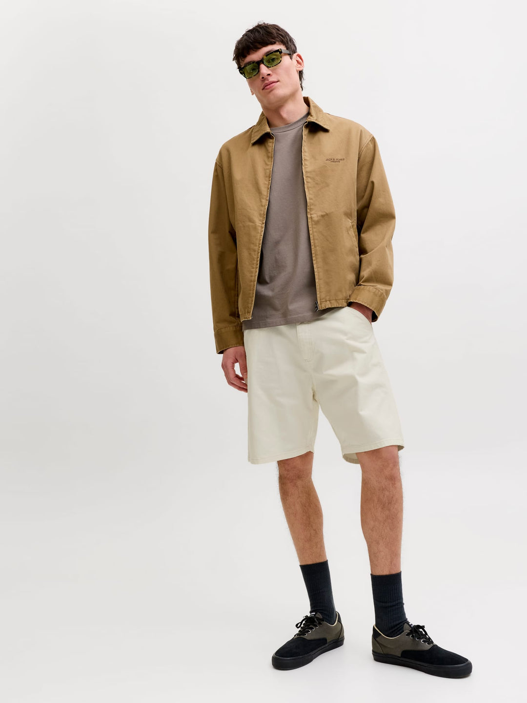 Jack & Jones short denim ecru – heren