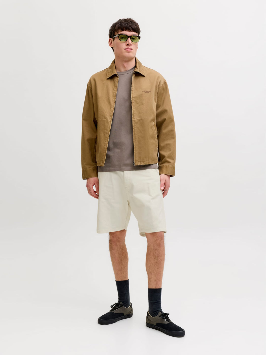 Jack & Jones short denim ecru – heren