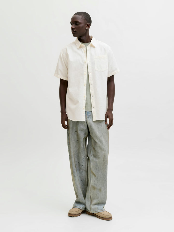 Jack & Jones Nantucket overhemd ecru – heren