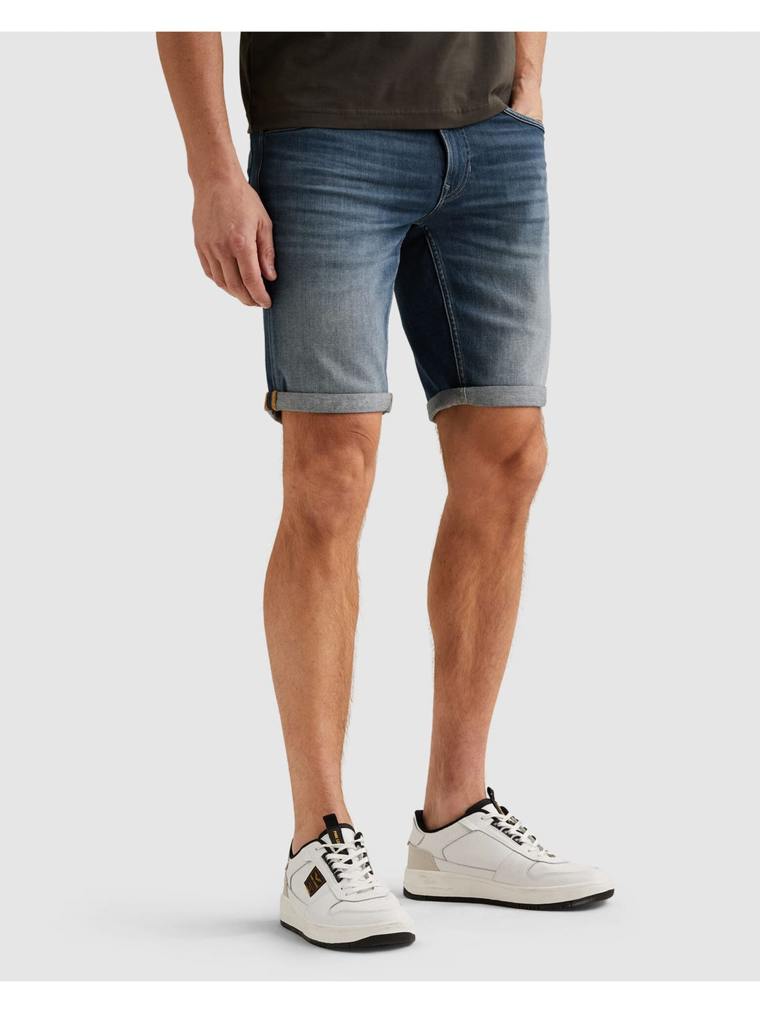 PME-Legend PSH165 short denim heren – blauw - Blue Denim